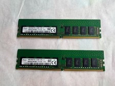 SK Hynix 32GB (2x16GB) 2Rx8 PC4-2133P DDR4 17000 ECC Memory HMA82GU7MFR8N-TF picture