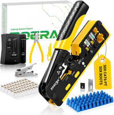 Cat7 RJ45 Crimping Tool, Cat 7 Cat6 Cat5 Pass through Ethernet Crimping Tool Kit picture