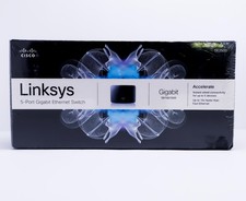 Linksys 5-Port SE2500 Gigabit Ethernet Switch 10/100/1000 BRAND NEW SEALED picture