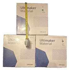 NEW 3x Lot Genuine Ultimaker Material PLA 2.85mm 750g Black, Green, Transparent picture