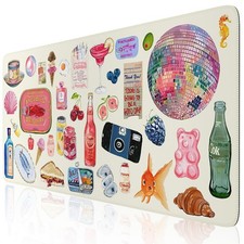 Office Desk Mat for Keyboard and Mouse, Large Mouse Pad, Desk Pad Mat, Anti-S... picture