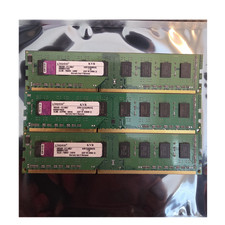 Kingston DDR3 SDRAM DIMM PC3-10600 240-Pin 6GB (3x2GB) RAM Modules picture
