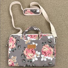 Canvaslife Laptop Sleeve Bag MacBook Air Pro Notebook Case Grey rose picture