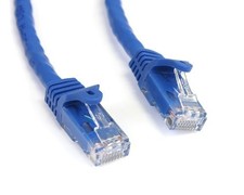 Startech IT N6PATCH100BL 100ft Blue Cat6 UTP Patch Cable RJ45 M-F picture
