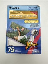 Sony SVM-75LS Color Print Cartridges & Photo Paper Kit *Read Description* picture