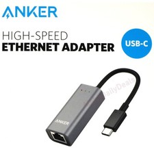 Anker USB-C to Ethernet RJ45 Gigabit Adapter MacBook iPad Pro ChromeBook XPS picture