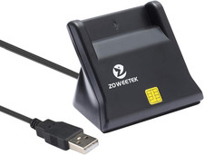 ZOWEETEK CAC Reader, CAC Card Reader Military, DOD Military USB Common Access CA picture
