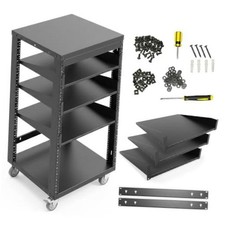 AxcessAbles 22U Open Frame Network & AV Rack with Caster 22U - 3 Shelves picture
