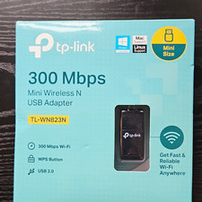 TP-LINK TL-WN823N 300Mbps Mini Wireless N USB 2.0 Adapter WPS Black picture