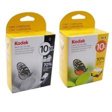 2 Pack Genuine Kodak 10XL Black + Kodak 10 Color Ink for ESP 3 5 7 9 3250 5210 picture