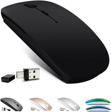 Bluetooth Wireless Mouse Rechargeable Silent 4 Mode USB Type C DPI picture