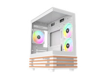 Thermaltake View 170 WS ARGB; Micro Chassis; Bottom Wood Trim; 3x120mm ARGB Lite picture