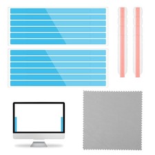 12 PCS Privacy Screen Adhesive Strips, 2 PCS Slide Mount Holder Tabs with Mic... picture