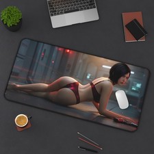 Ada Wong Desk Mat, Computer Desk Mat, Resident Evil Pad, Gamer Gift Desk Decor picture