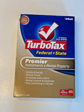 NEW 2007 TurboTax Premier Federal - Investment - Rental Owners Tax Software picture