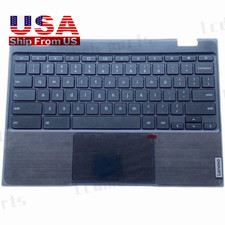 5CB0Z21474 For Lenovo Chromebook 100E 2nd Gen Palmrest Keyboard Bezel Cover USK picture