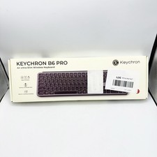 Keychron B6 Pro Ultra-Slim Wireless Keyboard 2.4GHz Full Size Gray NEW picture