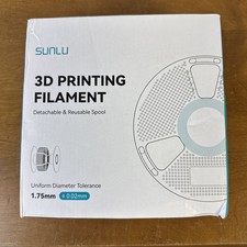SUNLU 1.75mm Matte PLA Dual Color Filament for 3D Printer 1KG Spool Orange Red picture
