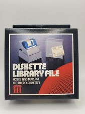 Vintage Acco Diskette Library File Holds & Displays Ten 10 Micro Diskettes 50776 picture