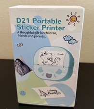 D21 Portable Sticker Printer Black & White Photo Print Scan Label Print picture