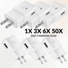 Lot Fast Charger Block Wall Power Adapter USB Charging Plug For Samsung S24 S23 picture