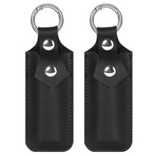 Genuine Leather USB Flash Drive Holder 2 Pack, Anti Lost Small Protective Cas... picture