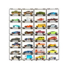 Display Case Compatible with Hot Wheels - Stackable Toy Car Storage, Transpar... picture