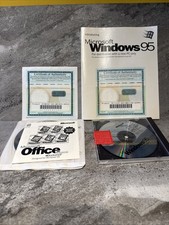 Microsoft Windows 95 & MS Office with Product ID / Install Key & Manual  OPEN picture