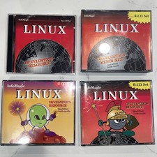 Linux Developers Resource Vintage 1990s CD Sets By Info Magic picture