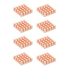 8 Pcs Copper Heatsink 17x17x5mm, Heat Sink Cooler Radiator for Raspberry Pi picture