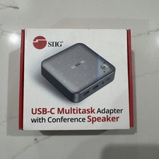 SIIG USB-C Multitask Mini Dock with Conference Speaker (judk0s11s1) CC11209X picture