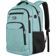 Paude School Backpack,15.6 Inch Laptop Backpack Women 15.6 inch, Green picture