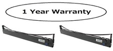 Compatible Oki Microline 8480 41708209 Printer Ribbon 2PK Black 25 M Characters picture