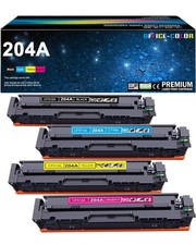 204A Toner Cartridges 4 Pack Replacement for HP 204A Toner Compatible for HP Col picture