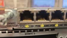 Tested Cisco EHWIC-D-8ESG-P Gigabit EtherSwitch EHWIC Switch - 8 Ports 1Gbps POE picture