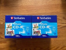Verbatim 700MB 52X 80-Minute Digital CD-R Discs 10-Pack 97955 - 2 boxes picture