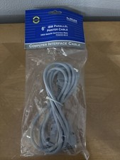 Parallel Printer Cable Grey 6 feet BELKIN Components F2A032-06 New Sealed picture