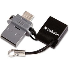 Verbatim 64GB Store 'n' Go Dual USB Flash Drive 99140 picture