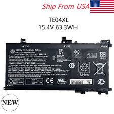 NEW Genuine OEM TE04XL Battery for HP Omen 15-AX200 15-BC 905175-2C1 905277-855 picture