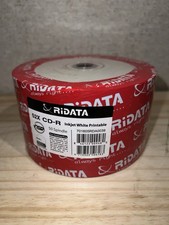 Ridata CD-R 52X 50 Spindle Inkjet White Printable New Sealed picture