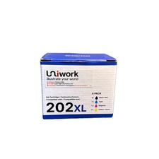 Uniwork Ink Cartridge for Epson 202XL Black and Tri-Color picture