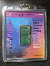 Centon 128 MB Laptop Memory Power 144 Pin. PC 100 64MB SDRAM 8M x 16 SPD. New  picture