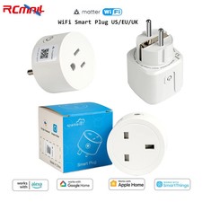 Matter over WiFi Smart Plug Home Kit Alexa Google Remote Control Timer EU US UK picture