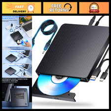 Dainty External Blu-ray Drive, USB 3.0 & Type-C, CD/DVD Burner for PC/Mac picture