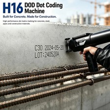 60mm Handheld DOD Printer Batch Number QR Code Logo picture