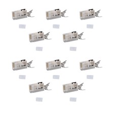 10Pcs/Lot High Quality Network Connectors RJ45 Cat7 Shield FTP 1.45mm 8P8C Plugs picture