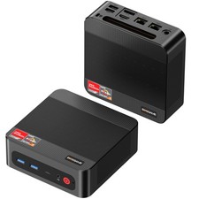 BOSGAME P3 Plus Mini PC, AMD Ryzen 7 7840HS 16GB DDR5+1TB SSD, Carbon Black picture