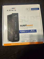 ARRIS Surfboard SBG6950AC2 Cable Modem WiFi Router DOCSIS 3.0 AC1900 Black picture