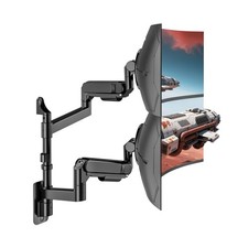 ARES WING Dual Monitor Wall Mount for 24-57 Inch Ultrawide Screens, Premium H... picture