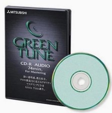 Mitsubishi Green Tune CD-R Audio 74 min For Mastering MUR74GT1 Japan 20 packs picture